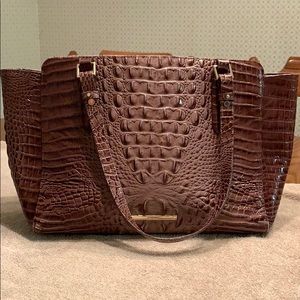 Brahmin Purse Tote Chestnut Brown